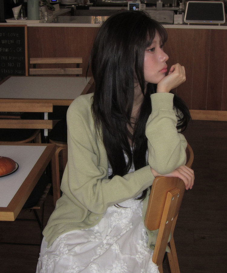 デイリーハーフカーディガン(6color) MINT