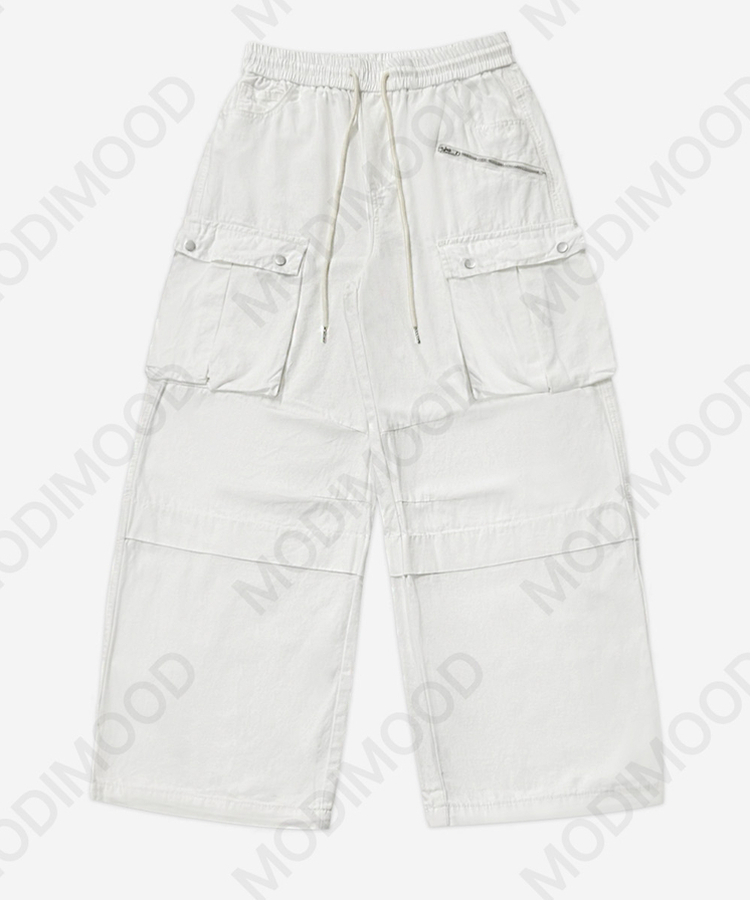 バンディングカーゴワイドパンツ