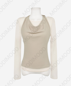 【SET】ホルタードレープテンセルTシャツ