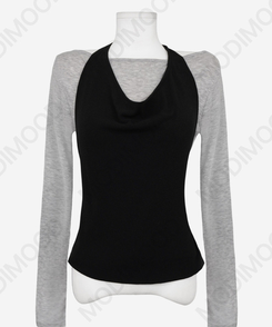 【SET】ホルタードレープテンセルTシャツ