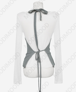 【SET】ホルタードレープテンセルTシャツ