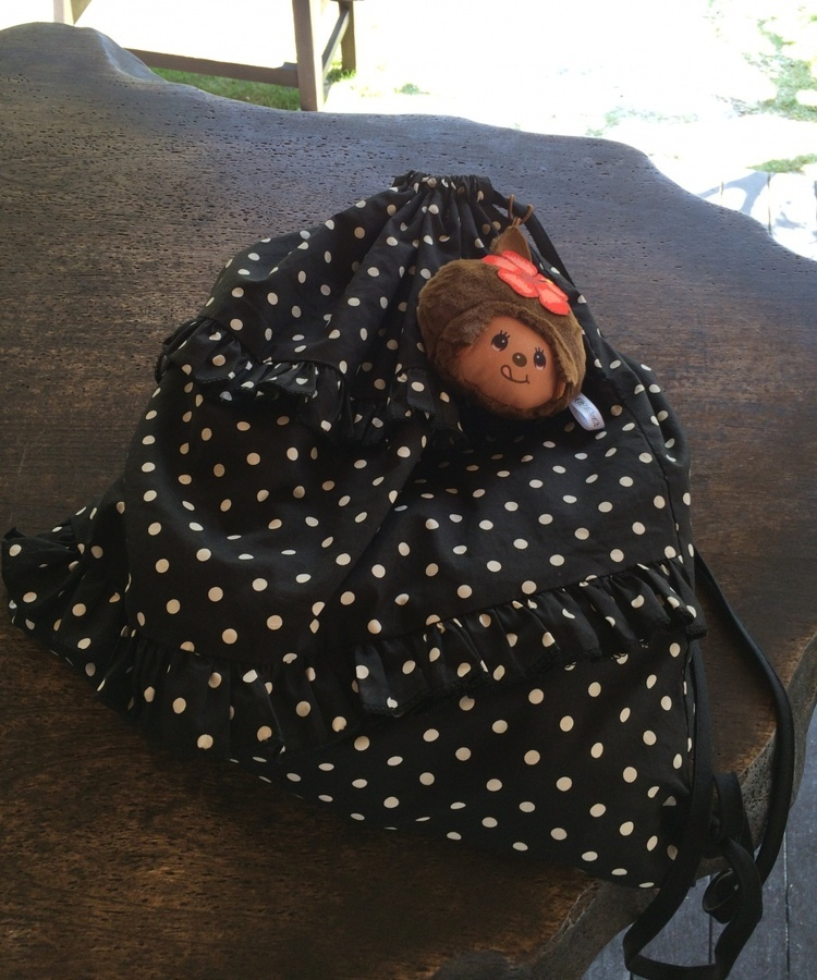 ドットレースバックパック BLACK