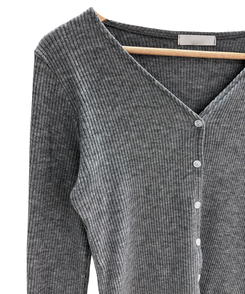 ボタンスリムカーディガン(5color)