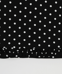 ドットフリルミディスカート