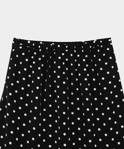 ドットフリルミディスカート