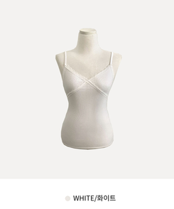 レースストラップキャミソール(10color)