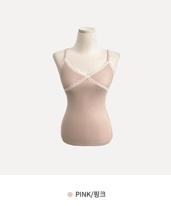 レースストラップキャミソール(10color)