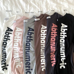 サイドシアリング長袖Tシャツ(6color)