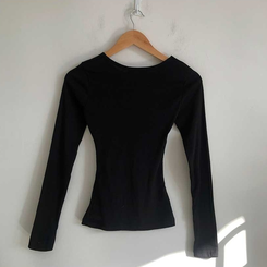 サイドシアリング長袖Tシャツ(6color)