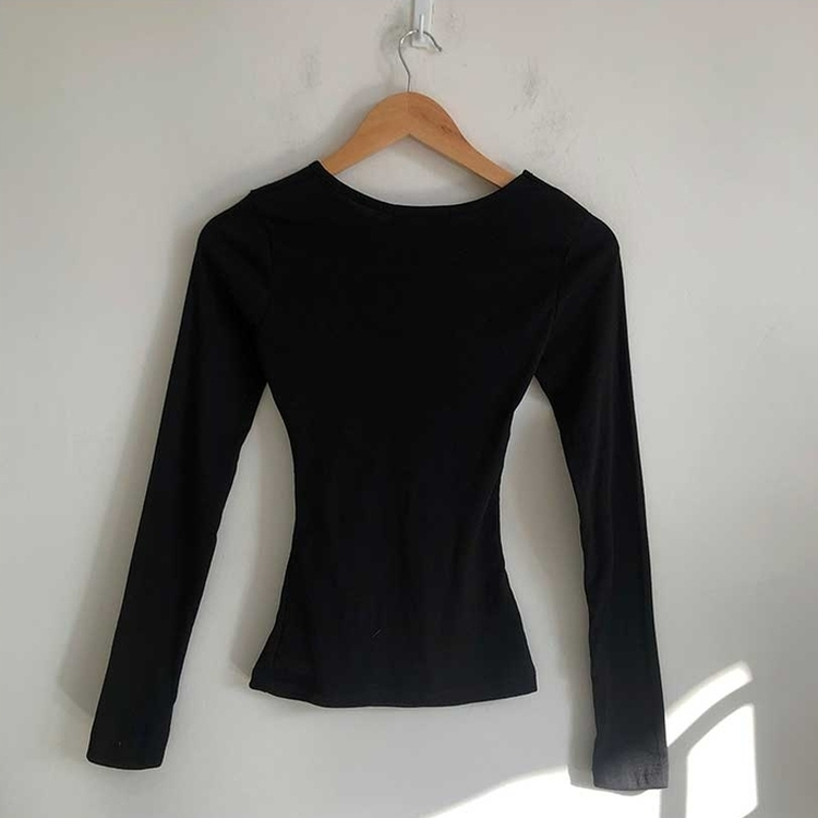 サイドシアリング長袖Tシャツ(6color)