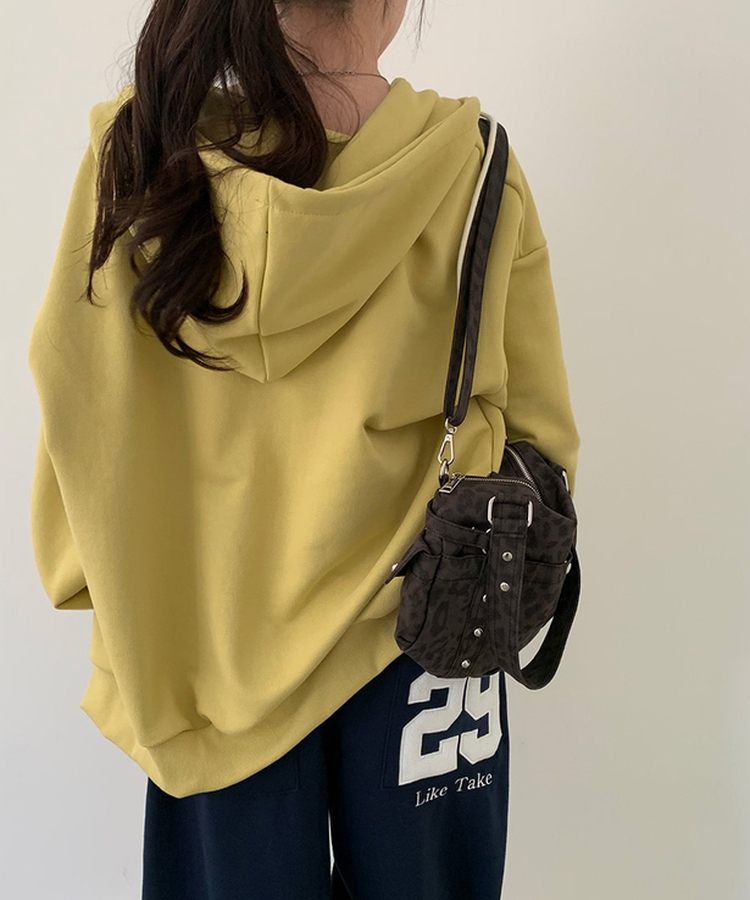 レオパードショルダーバッグ BROWN