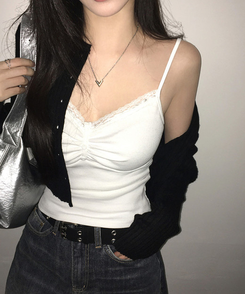 レースキャミソール IVORY