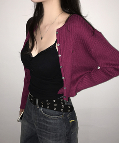 レースキャミソール BLACK