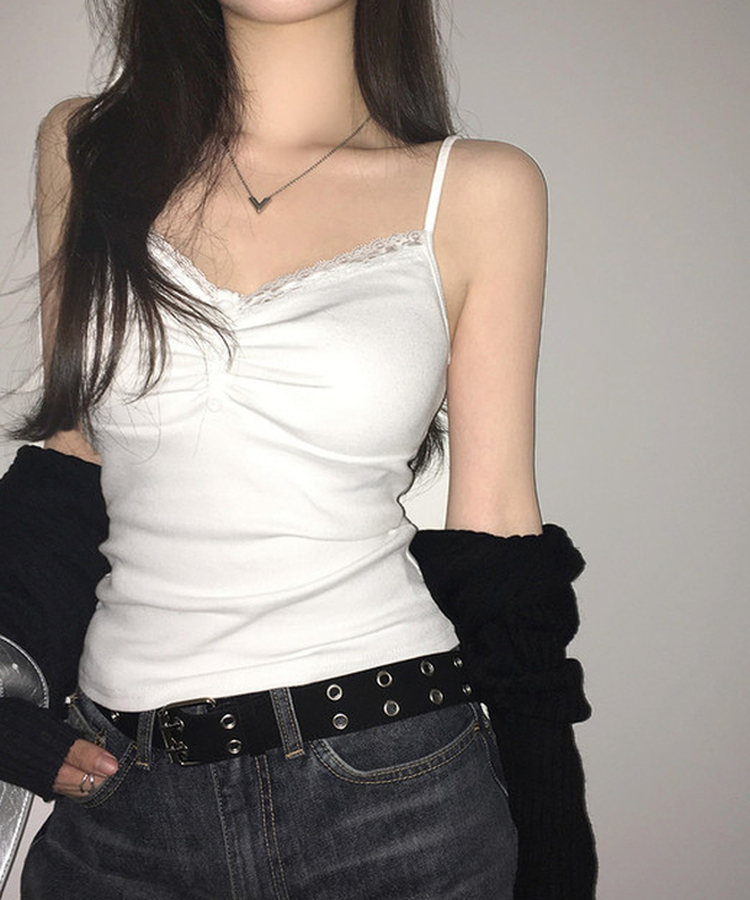 レースキャミソール IVORY