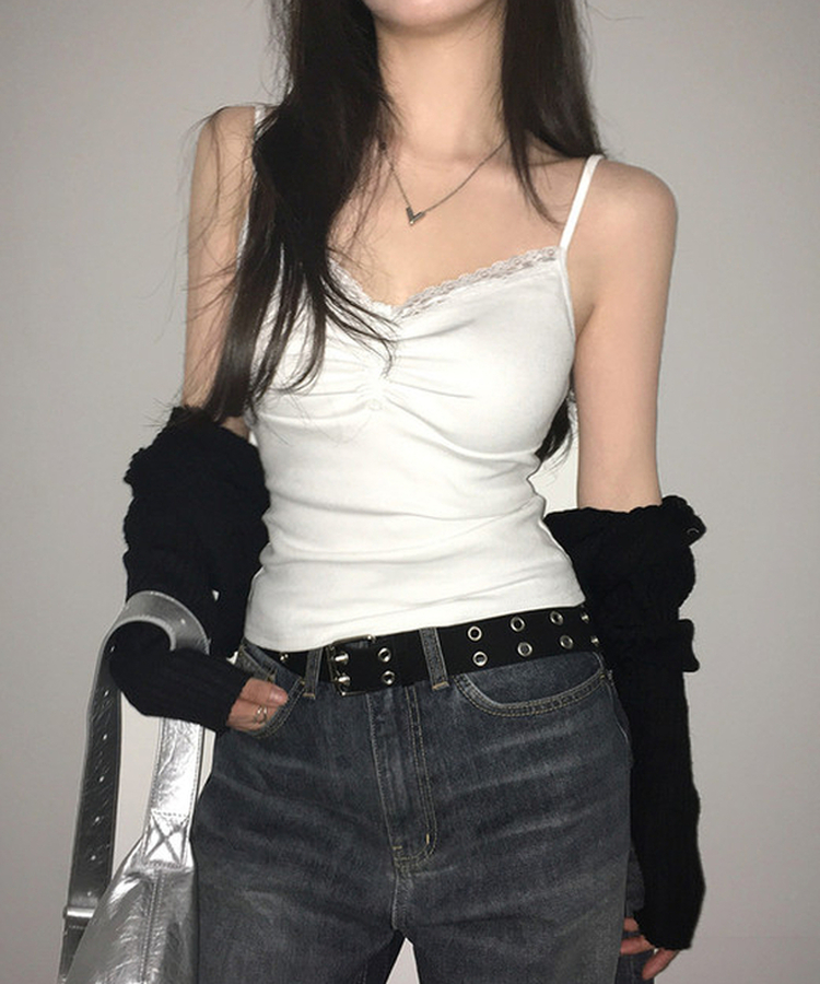 レースキャミソール IVORY