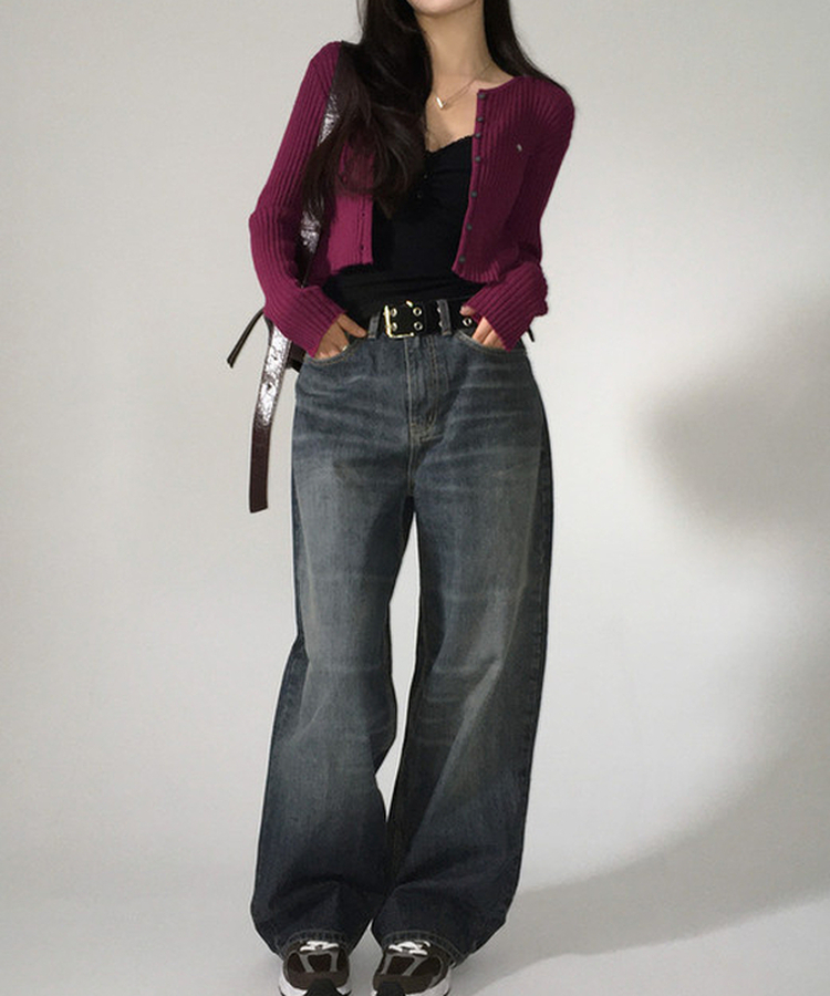 レースキャミソール BLACK