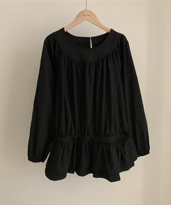 ロングブラウスワンピース