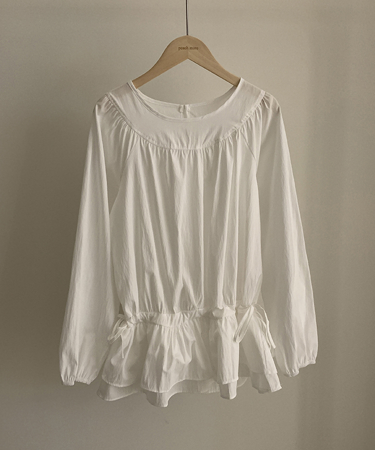 ロングブラウスワンピース