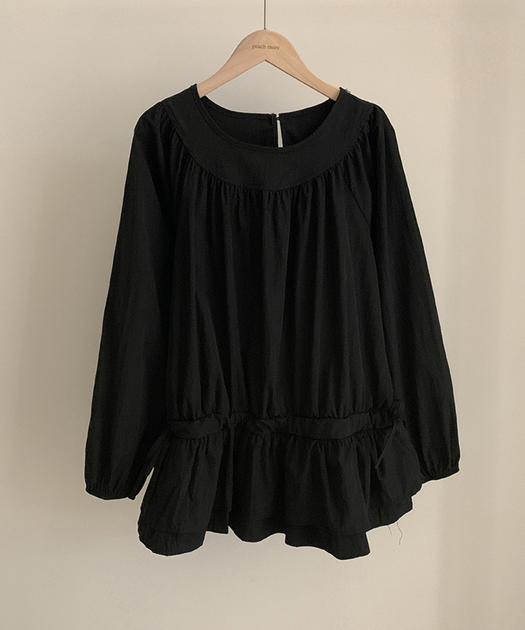 ロングブラウスワンピース