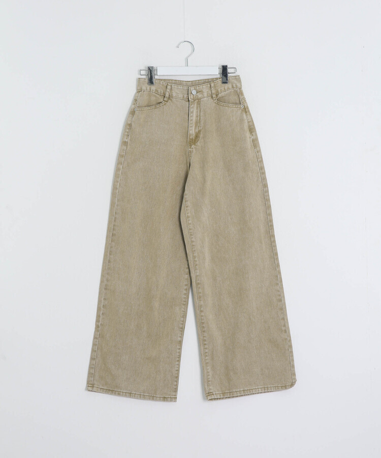 ヒップポケットワイドパンツ