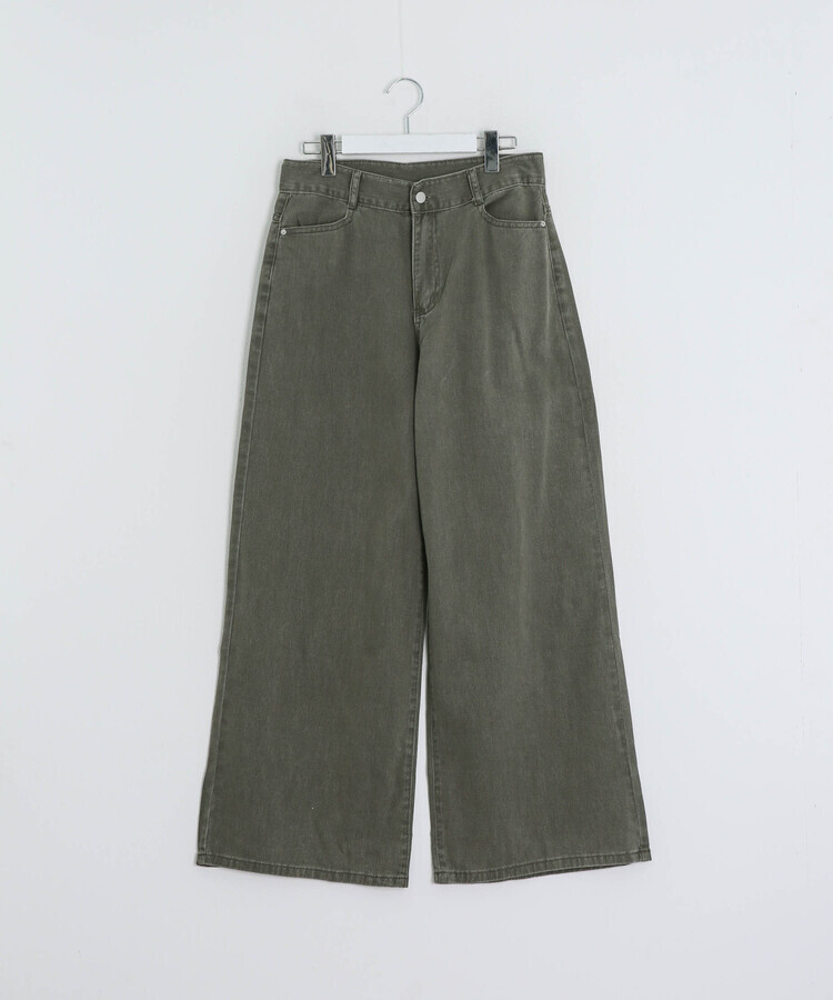 ヒップポケットワイドパンツ