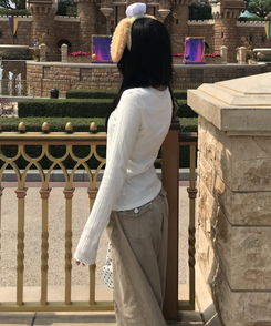 ヒップポケットワイドパンツ BEIGE