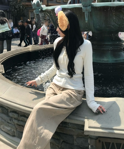 ヒップポケットワイドパンツ BEIGE