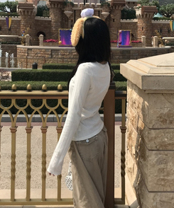 힙포켓 와이드 팬츠 베이지