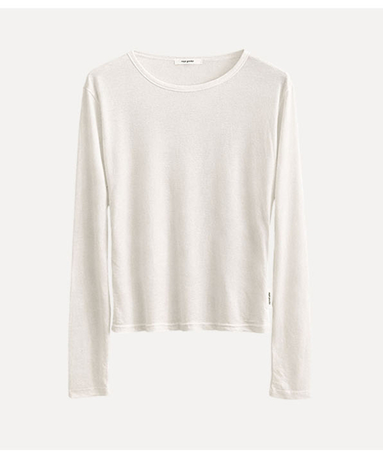 라밍 레이어드 텐셀 시스루 롱슬리브 이너 긴팔티셔츠