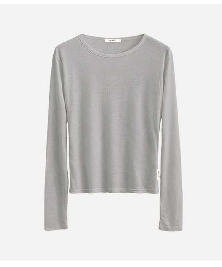 라밍 레이어드 텐셀 시스루 롱슬리브 이너 긴팔티셔츠