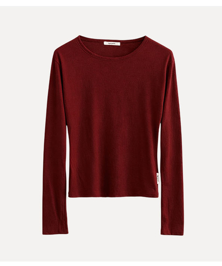 라밍 레이어드 텐셀 시스루 롱슬리브 이너 긴팔티셔츠