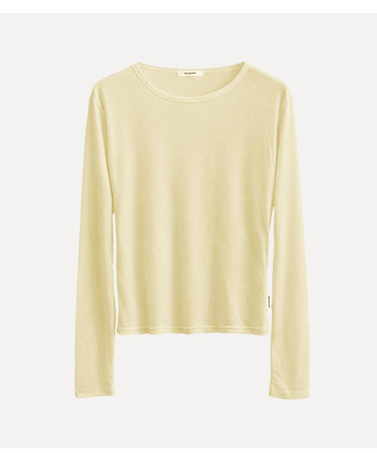 라밍 레이어드 텐셀 시스루 롱슬리브 이너 긴팔티셔츠