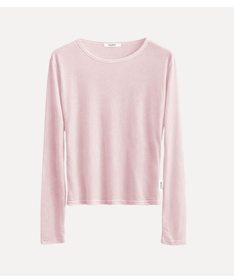 라밍 레이어드 텐셀 시스루 롱슬리브 이너 긴팔티셔츠