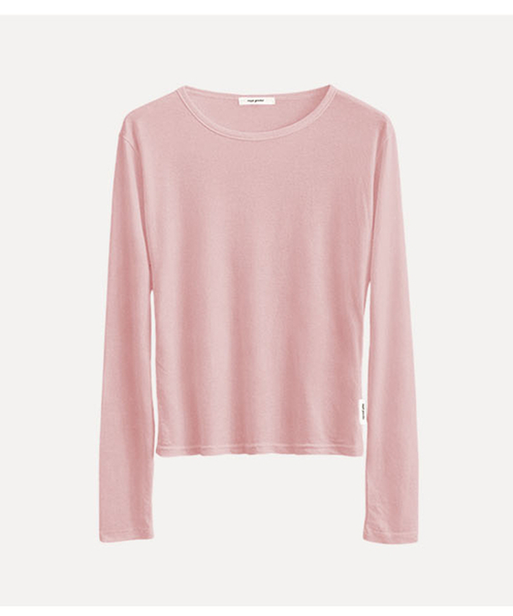 라밍 레이어드 텐셀 시스루 롱슬리브 이너 긴팔티셔츠