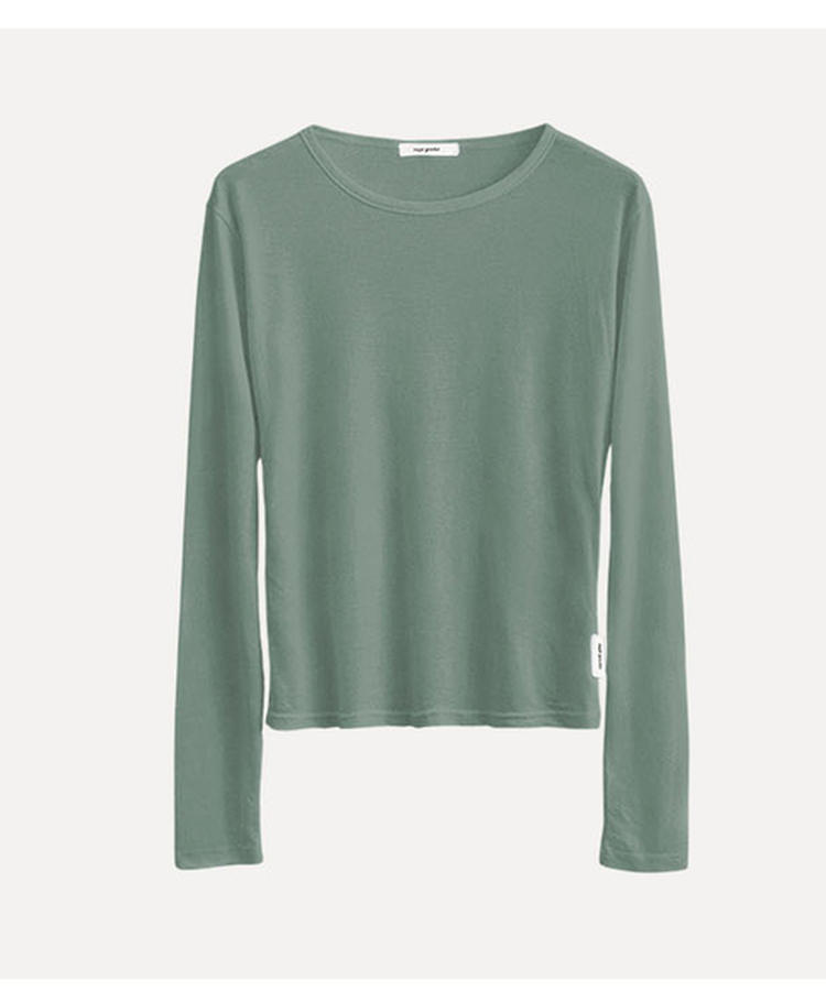 라밍 레이어드 텐셀 시스루 롱슬리브 이너 긴팔티셔츠