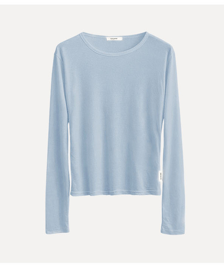 라밍 레이어드 텐셀 시스루 롱슬리브 이너 긴팔티셔츠
