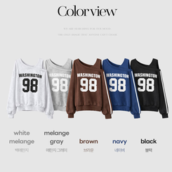 トラックラインナンバートレーナー(5color)