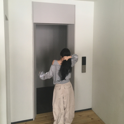 トラックラインナンバートレーナー(5color) MERANGE GRAY