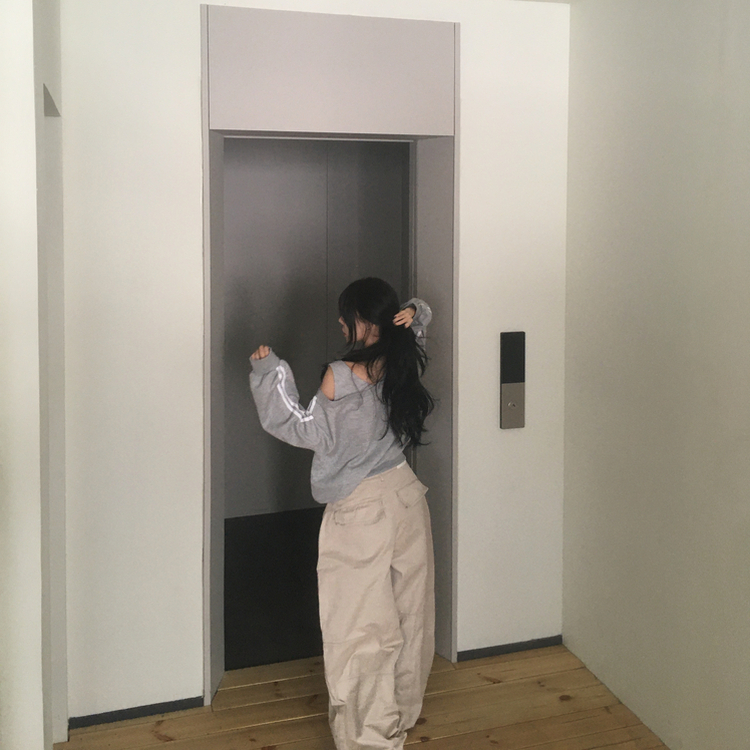 トラックラインナンバートレーナー(5color) MERANGE GRAY