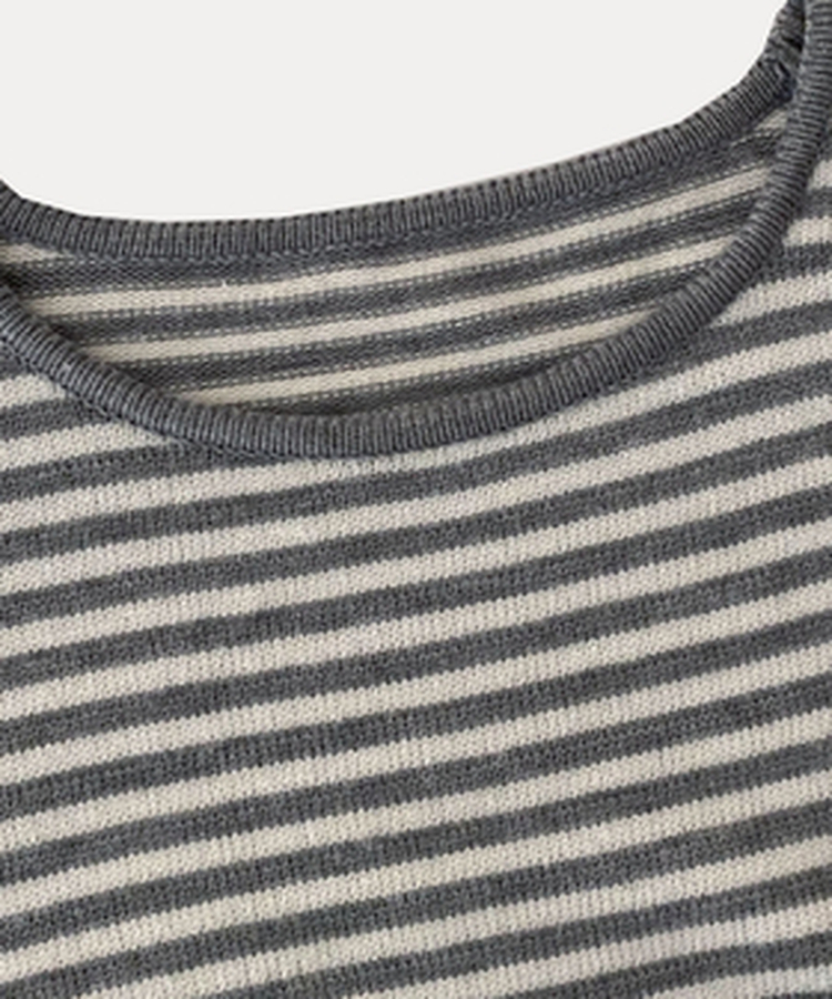 데이빈 스트라이프 라운드 긴팔니트 7color