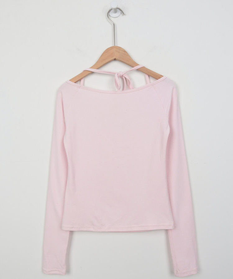 【SET】レイヤードトップス＋レースキャミソール