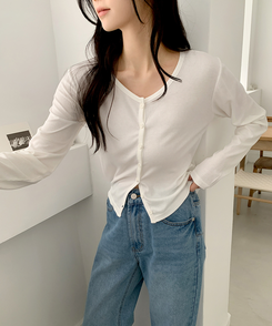 レイラウンドカーディガン(5color) IVORY