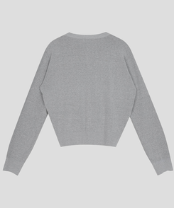 ソフトラウンドネックカーディガン