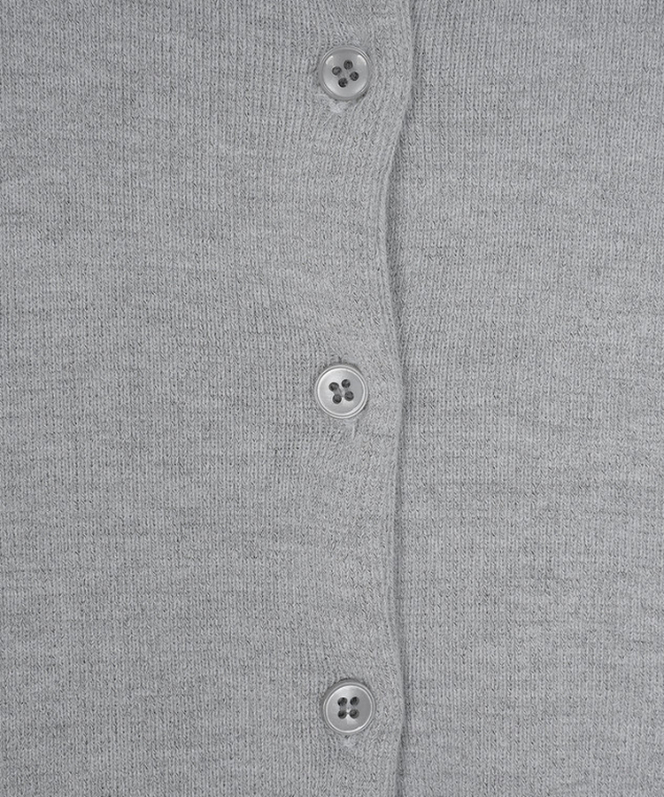 ソフトラウンドネックカーディガン