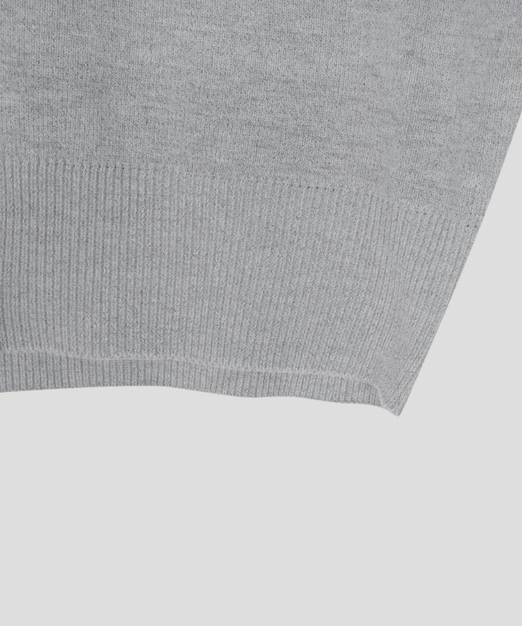 ソフトラウンドネックカーディガン