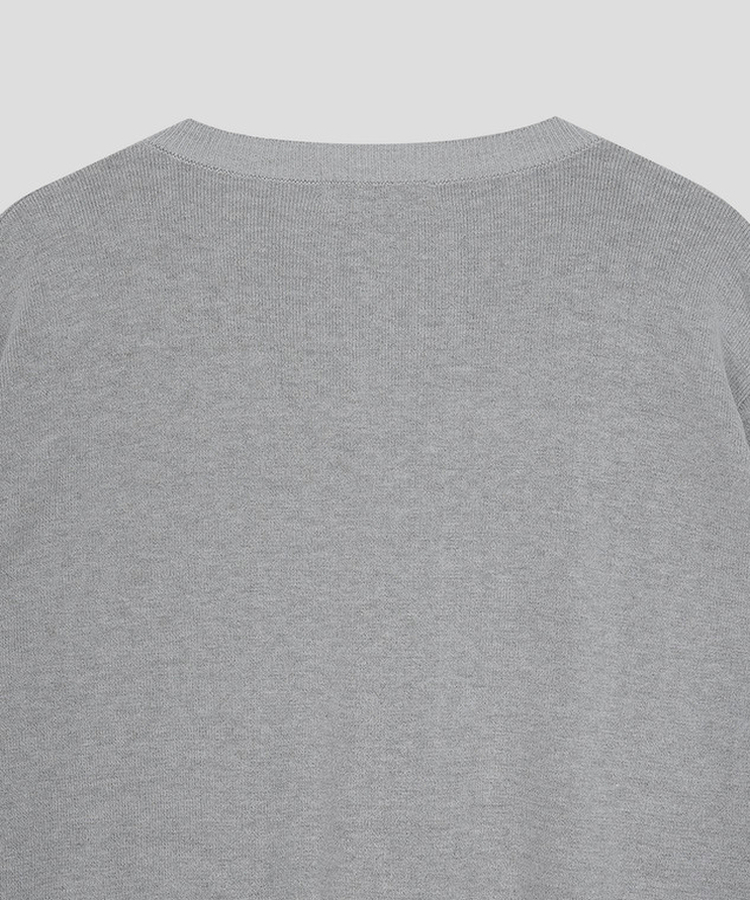 ソフトラウンドネックカーディガン