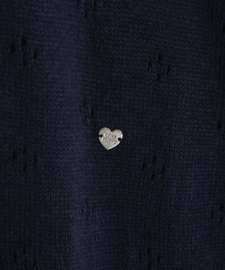 【✔기획】스카시 펀칭 후드 가디건