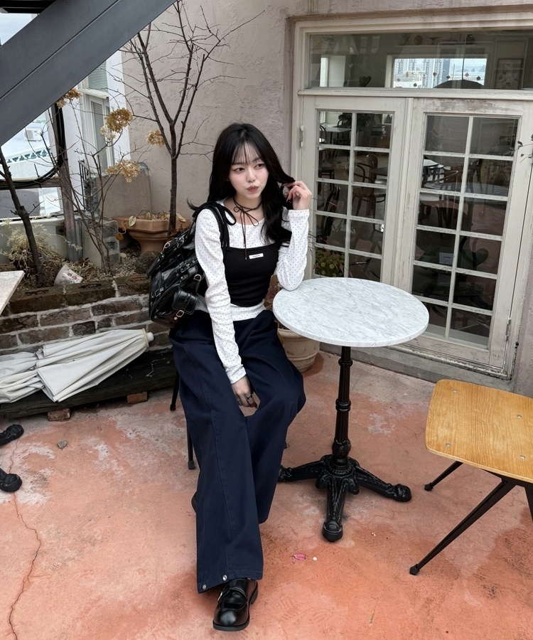 【✔기획】밤비 도트 세트 화이트