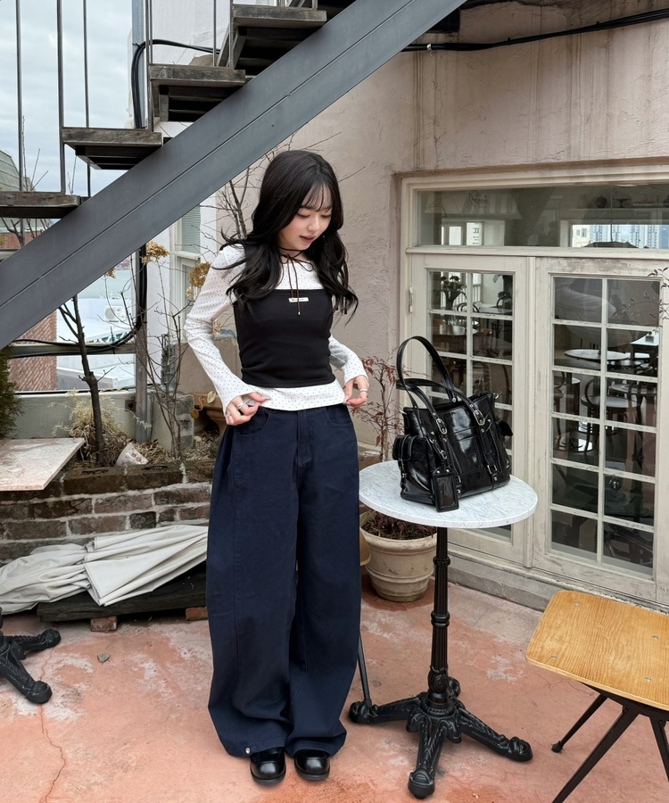 【✔기획】밤비 도트 세트 화이트