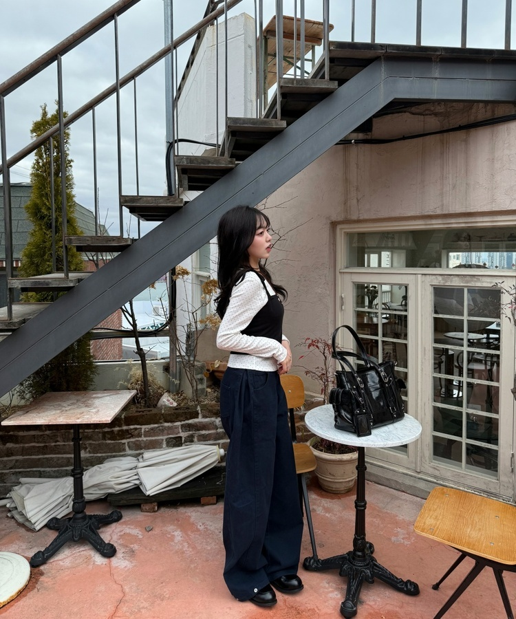 【✔기획】밤비 도트 세트 화이트